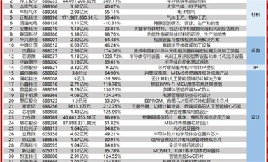 半導體企業Q1大考！誰是科創板領頭羊？