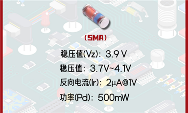 【每日一品】Slkor薩科微3.9V穩定電壓值的穩壓二極管ZMM3V9，廣泛應用于LED驅動等領域